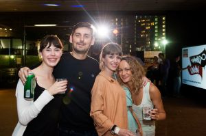 Time Out staff on the dancefloor at Central St Martins London launch event